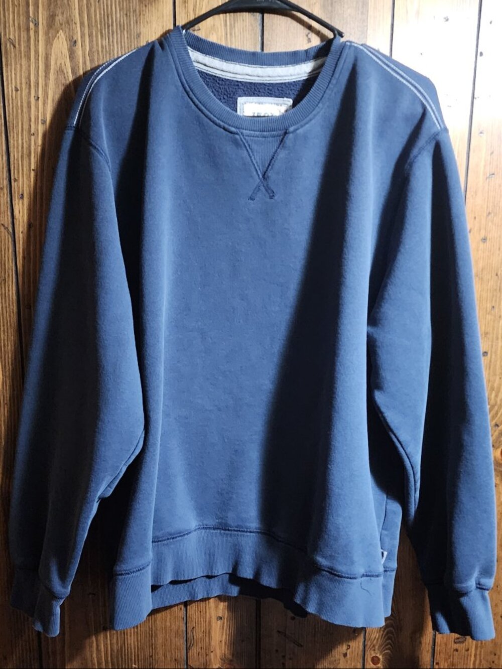 Vintage IZOD Faded Blue Crewneck Sweatshirt | Size Large (L)